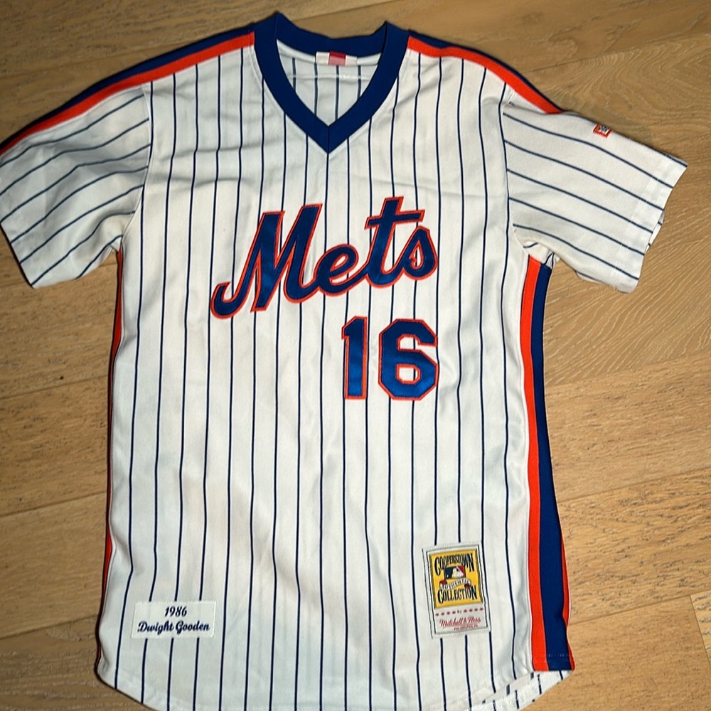 MLB DWIGHT GOODEN METS HOME JERSEY